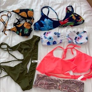 All six bikini tops for the price listed